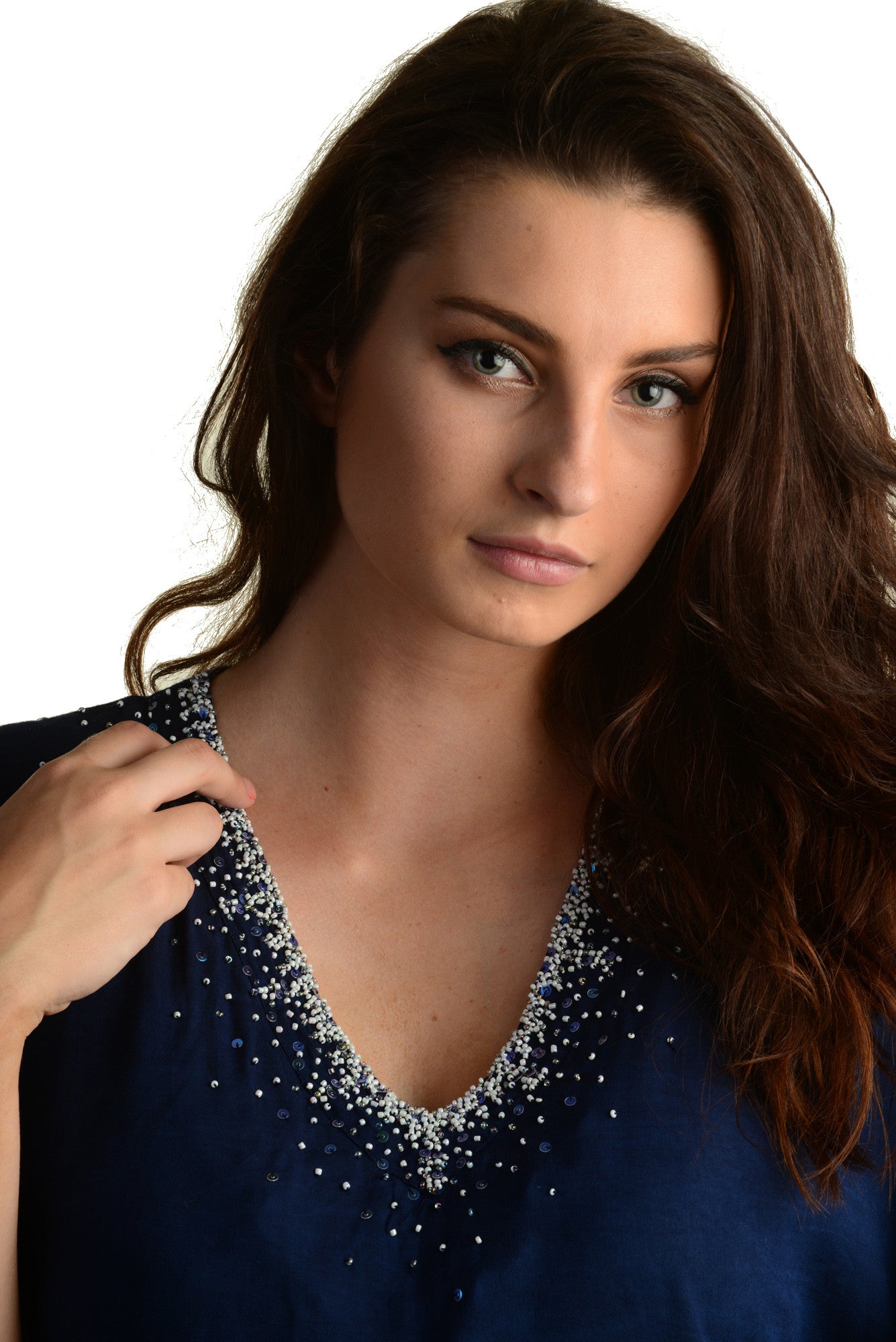 Goddess Kaftan / Starry Night Navy - Walker&Wade
- 3